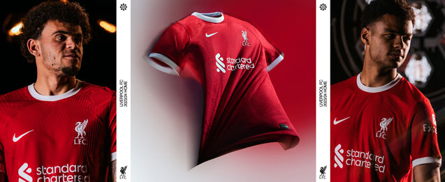 Nueva 1 equipación Liverpool FC temporada 2023 2024 color roja
