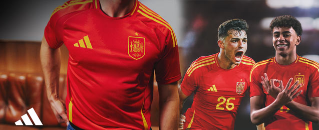 Camisetas oficial de España para la Eurocopa 2024