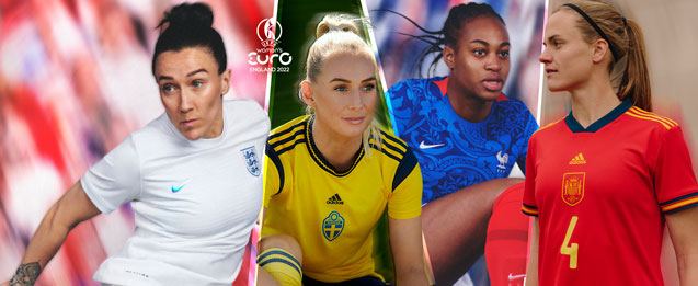 Equipaciones de la Eurocopa femenina 2022, Inglaterra, Suecia, Francia, España y muchas más.