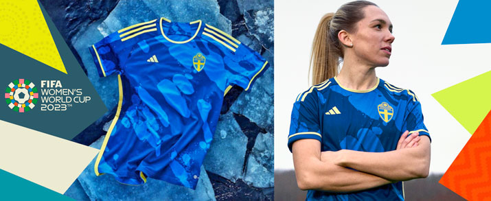  Camiseta Suecia Mundial Femenino 2023