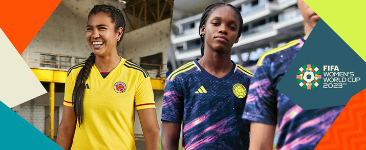 Equipación Colombia Mundial Femenino 2023