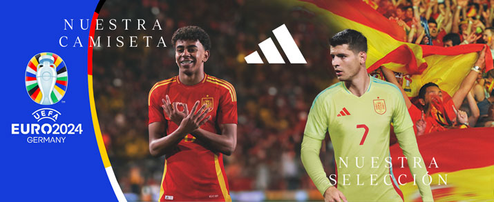 Camiseta infantil 1a y 2a equipación selección española eurocopa 2024