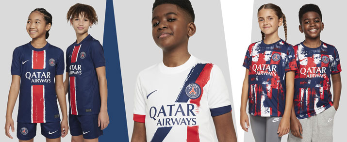 Futbolmaniaco infantil del París Saint Germain temporada 2024 2025