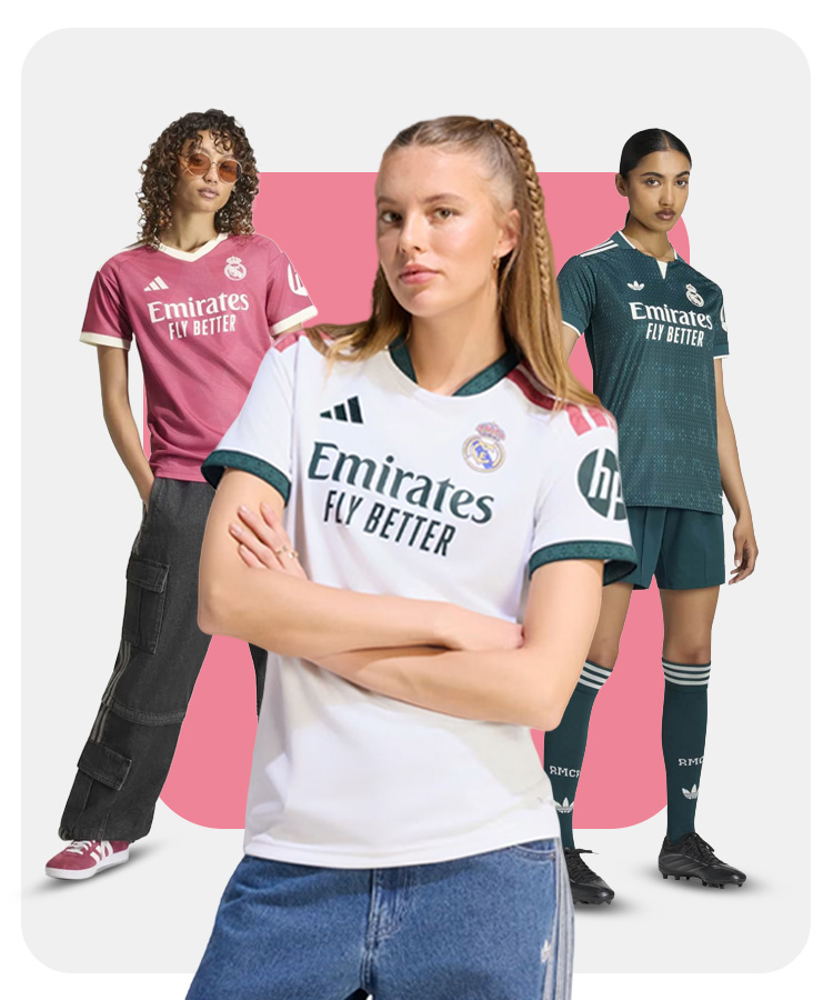Real Madrid home, away y third para la temporada 2026/2027 mujer