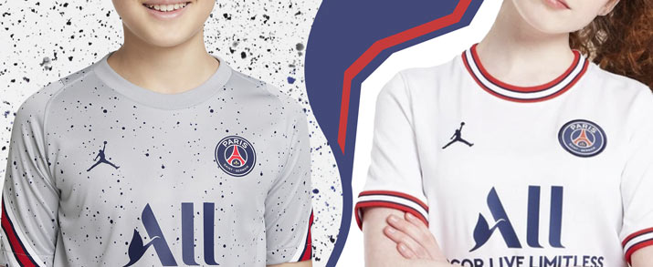 jugador junior fútbol street camiseta del París Saint Germain temporada 2021 2022