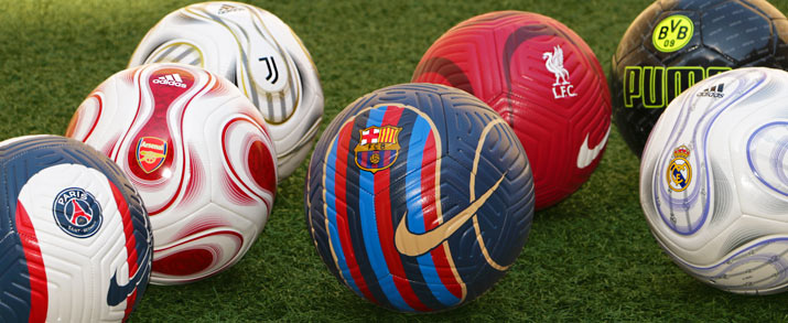 Balones de equipos de fútbol infantil 2023