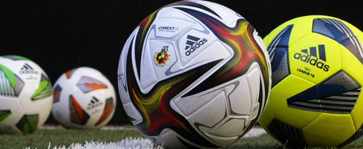 Balones de fútbol oficiales marca adidas