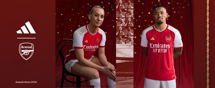 Camiseta de la primera equipación 2023 2024 Arsenal para adulto.