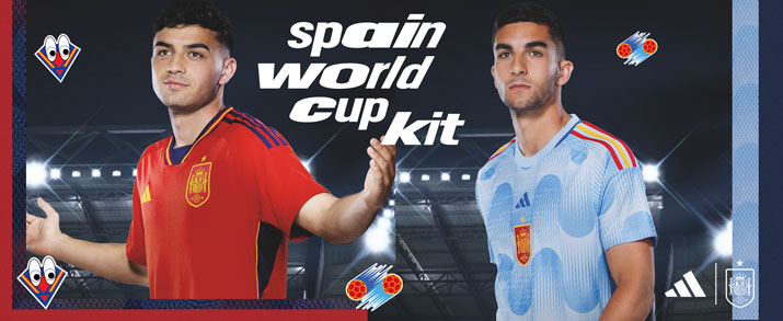 Camiseta infantil 1a y 2a equipación selección española 2022 2023
