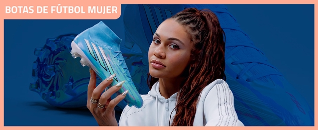 Botas de fútbol para mujer