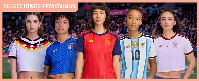 Productos oficiales selecciones mujer fútbol