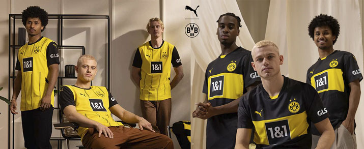 Camiseta primera y segunda equipación 2024 2025 Borussia Dortmund.