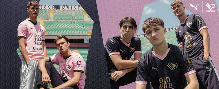 primera y segunda equipacion palermo temporada 2024 / 2025