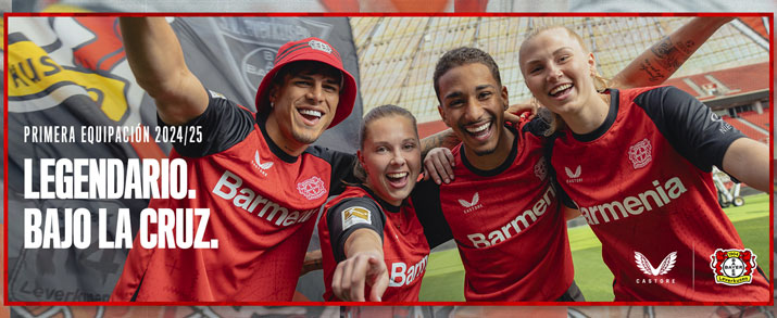 camiseta primera equipación Bayer Leverkusen 2024 2025 