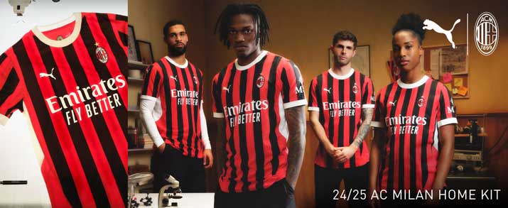 Camiseta de la primera equipación 2024 2025 AC Milan para adulto