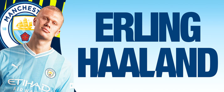 Productos del jugador de Manchester City Erling Halland temporada 2023-2024